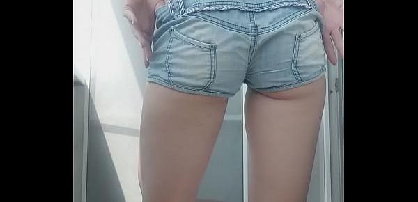  Gambling girl takes off her shorts